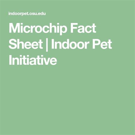 Microchip Fact Sheet 